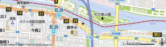 株式会社伊藤喜三郎建築研究所大阪支店周辺の地図