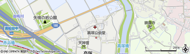 岡山県岡山市北区高塚56周辺の地図