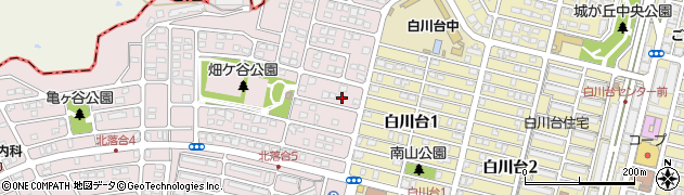 兵庫県神戸市須磨区北落合5丁目8-4周辺の地図