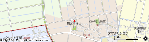 静岡県袋井市西ケ崎2484周辺の地図