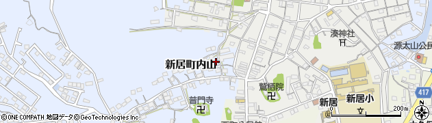 静岡県湖西市新居町内山8周辺の地図