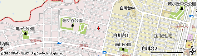 兵庫県神戸市須磨区北落合5丁目8-5周辺の地図