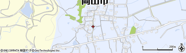 岡山県岡山市北区富原781周辺の地図