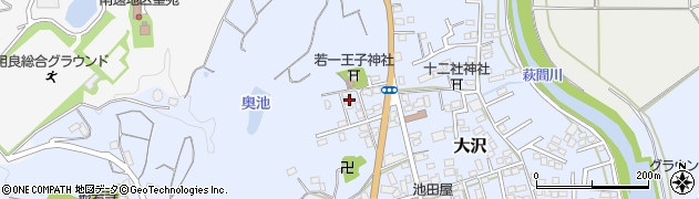 静岡県牧之原市大沢506周辺の地図