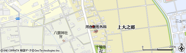 静岡県磐田市上大之郷510周辺の地図