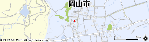 岡山県岡山市北区富原783周辺の地図