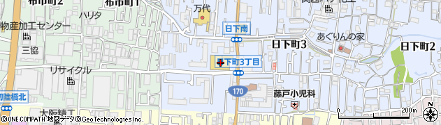 関西スーパー日下店周辺の地図