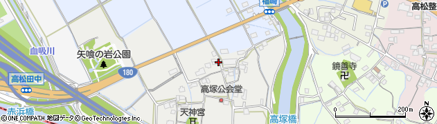 岡山県岡山市北区高塚58周辺の地図