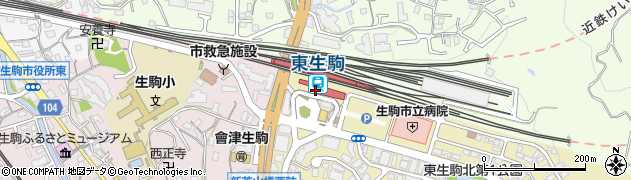 りそな銀行東生駒支店 ＡＴＭ周辺の地図