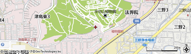 岡山県岡山市北区法界院2周辺の地図