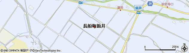 岡山県瀬戸内市長船町飯井周辺の地図