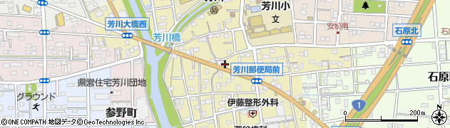 萬盛庵　芳川支店周辺の地図