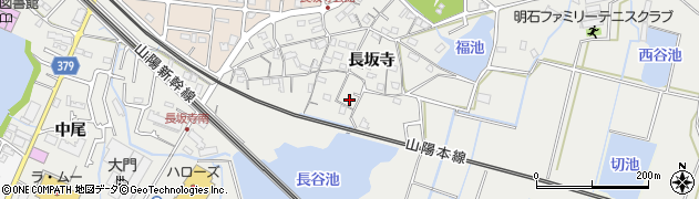兵庫県明石市魚住町長坂寺204周辺の地図