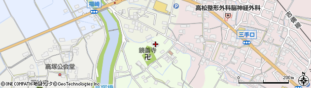 岡山県岡山市北区三手605周辺の地図