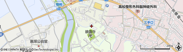 岡山県岡山市北区三手608周辺の地図