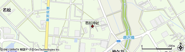 愛知県豊橋市若松町若松2周辺の地図
