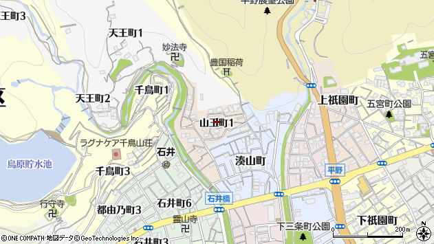 〒652-0011 兵庫県神戸市兵庫区山王町の地図