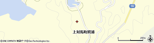 上対馬町漁協鰐浦支所周辺の地図