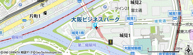 大阪ビジネスパーク駅周辺の地図