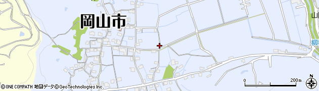 岡山県岡山市北区富原702周辺の地図