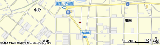愛知県田原市浦町川向35周辺の地図