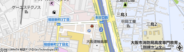 びっくりドンキー東大阪店周辺の地図