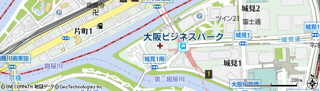 近畿労働金庫大阪中央支店周辺の地図