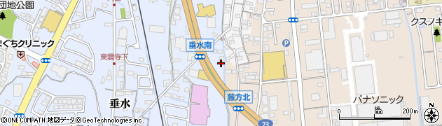 三重県津市垂水596-1周辺の地図