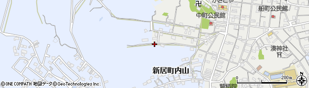 静岡県湖西市新居町内山258周辺の地図