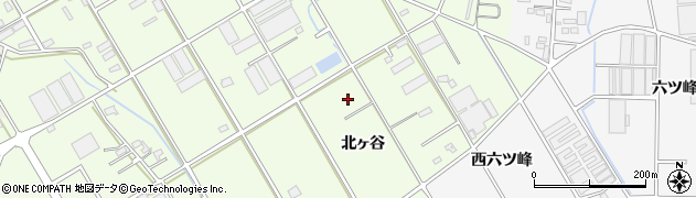 愛知県豊橋市若松町北ヶ谷195周辺の地図