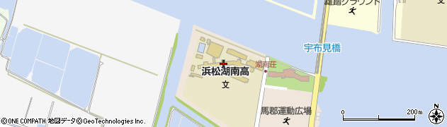 静岡県立浜松湖南高等学校周辺の地図