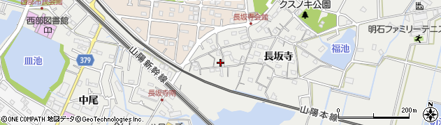 兵庫県明石市魚住町長坂寺241周辺の地図