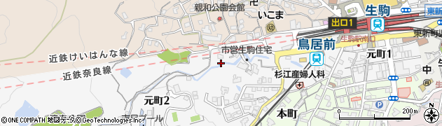 元町広場周辺の地図