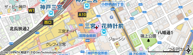 ｋｉｎｏ　ｃｉｎｅｍａ神戸国際周辺の地図