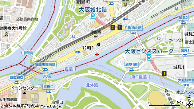 〒534-0025 大阪府大阪市都島区片町の地図