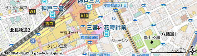 さくら幸子探偵事務所・神戸支店周辺の地図