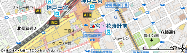 神戸ロフト周辺の地図