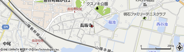 兵庫県明石市魚住町長坂寺172周辺の地図