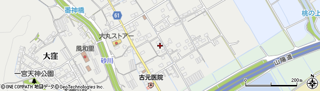 岡山県岡山市北区大窪周辺の地図