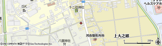 静岡県磐田市上大之郷379周辺の地図
