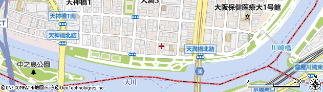ＳＤＡ大阪センター　教会周辺の地図
