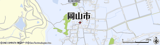 岡山県岡山市北区富原982周辺の地図