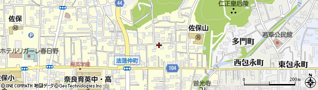 法蓮町1314-1駐車場周辺の地図