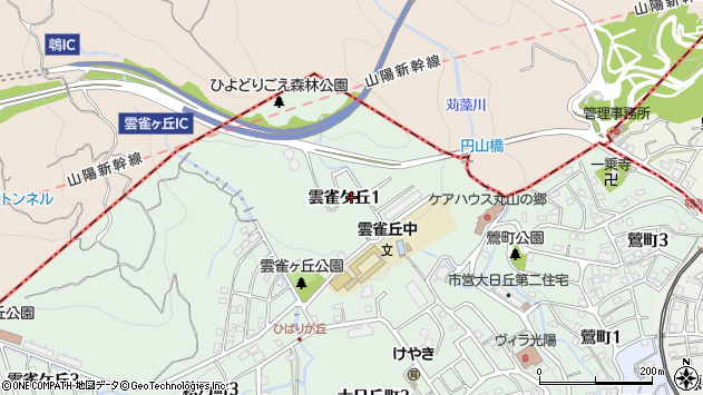 〒653-0879 兵庫県神戸市長田区雲雀ケ丘の地図