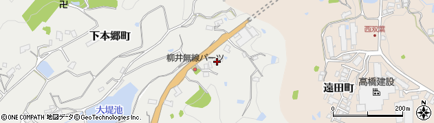 島根県益田市下本郷町460周辺の地図