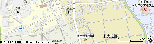 静岡県磐田市上大之郷316周辺の地図