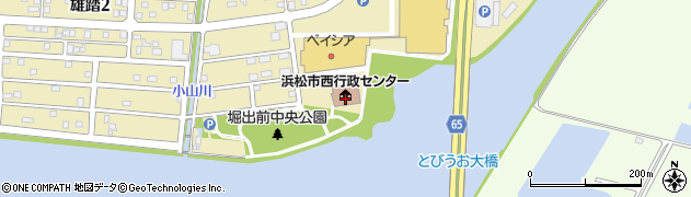 静岡県浜松市西区周辺の地図