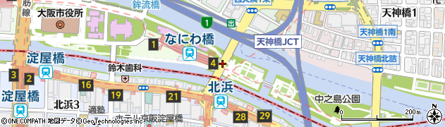 堺筋周辺の地図