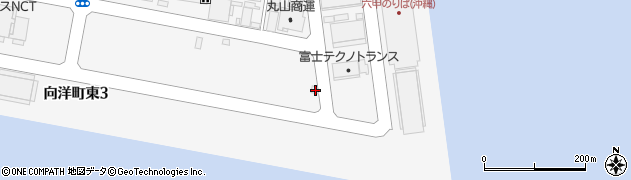 兵庫県神戸市東灘区向洋町東3丁目15周辺の地図