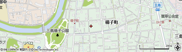 静岡県浜松市中央区楊子町周辺の地図